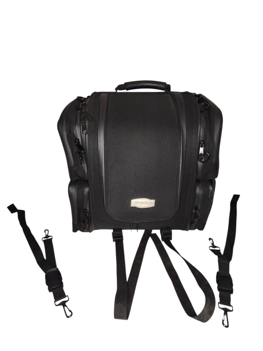 KURYAKYN MOTORCYCLE WATERPROOF LARGE BAG BLACK COLOR SZ 17 WIDTH X 16 HIGH X12 D